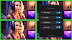 Вебкам робота - мультистрім